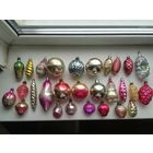 Новогодние, елочные игрушки. Лот. 2. С рубля.