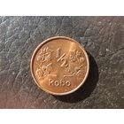 Нигерия. 1\2 кобо.1973. С 20 копеек. Распродажа коллекции. Смотрите другие лоты.