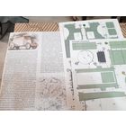 Броневик. Масштаб 1/30. Картон.