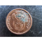 ЮАР. 5 центов. 2008 . С 20 копеек. Распродажа коллекции. Смотрите другие лоты.