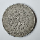 5 злотых, 1934 год. Пилсудский. VF.
