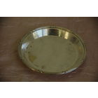 Ваза , тарелка, латунь с серебрением 11 см