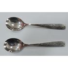 Ложки мельхиоровые СССР - 2 шт. Длина 19.5 см.