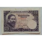 Испания 25 песет 1954 г.