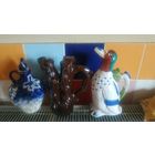 "Гроздь винограда"."Утка"."Древо"- графины.