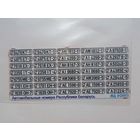 Номера РБ цветные фототравление 1/43 (Микродизайн)