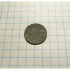 Фальшивый рижский солид Кристины 1660 г. Сучава