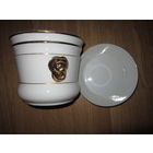 Вазон . ГДР . Львы . Фарфор