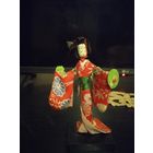 Статуэтка"Гейша с веером" ручная работа