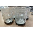 4 рюмки времен СССР. Мельхиоровое основание. Очень легкие