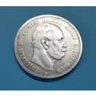 Германия. 5 марок. 1876 год. Пруссия. Вильгельм. Серебро