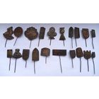 Значки иностранные ТЯЖЕЛЫЕ.20 штук