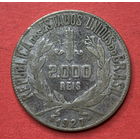 Бразилия, 2000 рейс 1927г., Серебро