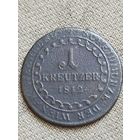 Распродажа - 1 крейцер 1812г, "В",Австрийская империя,Франц 2