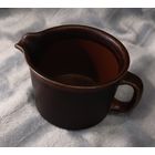 Винтажный сливочник Arabia Ruska ("осенние цветы"). Каменная керамика, ручная работа, матовая глазурь. 5х8,5 см.