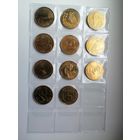 Польша 2 злотых 11 шт. Животные с рубля