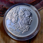 З. Азгур 100 лет. 10 рублей 2008 (Серебро)