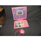 Розовый детский обучающий компьютер Всезнайка,предназначен для обучения детей алфавиту,счёту и другим базовым навыкам.С рубля.