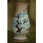 Ваза обливная керамика  16 см    ( целая )