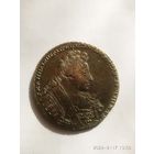 1 рубль 1732  Портрет Анны, . Портрет с брошью на груди..