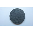 Германия 10 пфеннигов 1917