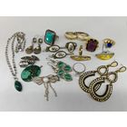 Бижутерия. кольца, Серьги, Запонки, Кулоны. Одним лотом. С рубля