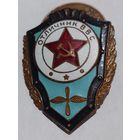 Значок " Отличник ВВС т.м. "