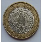 Великобритания 2 фунта 1998 г.