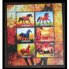 СЕРИЯ Блоков лошади фауна  MNH