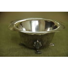 Ваза с серебрением ( диаметр 13 см , высота 5 см )