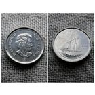 Канада 10 центов 2008 Елизавета 2 /Корабль -Канадская рыбацкая шхуна