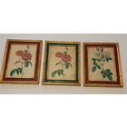 Картины миниатюры Цветы винтаж Европа