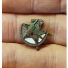 Петличный знак жд рука,с рубля