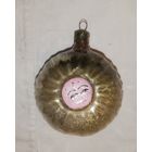 Елочная игрушка "Солнце с человеческим лицом", СССР