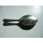 Старинная щётка для одежды. Мельхиор, серебрение, клейма