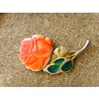 Брошь СССР . Роза