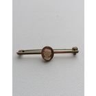 Старинная брошь Камея, резьба по ракушке, торги с Рубля