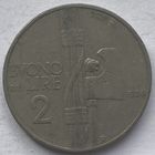 Италия 2 лиры 1924 г.