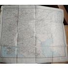 Стратегическая карта Европы. Генеральный Штаб Вооруженных Сил ССР. 1946 г. Масштаб 1: 2500000. Лист 4.