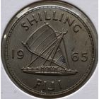 Фиджи 1 шиллинг 1965 г. В холдере