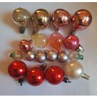 Елочные мини игрушки Шары из наборов Малютка