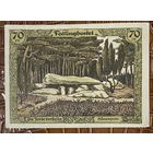 Нотгельд 70 пфеннигов 1921 год. Бухгольц. Веймарская республика