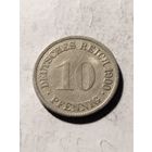 Германия 10 пфенинг 1900 G