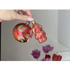 Елочная игрушка собачка шар СССР цена за все К.3