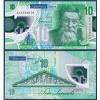 Северная Ирландия, 10 фунтов 2017 г., P-W214 (AA, полимер, изобретатель Джон Бойд Данлоп), UNC