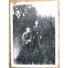 Фото двух братьев. Вильно. 1936 г. 6.5х9 см.