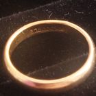 Кольцо " Под золото" Винтаж. Пфорцхайм. Высококаратная позолота. Шир. 3,5. Размер - 16,5.