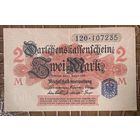 Банкнота 2 марки 1914 год. Германская империя
