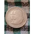 США пол доллара 1923  100 лет доктрине Монро