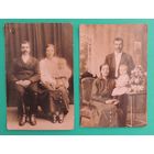 Фото одной семьи, 2 шт., Западная Беларусь, 1920-1930- е гг.